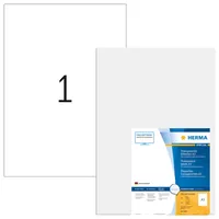 HERMA A3-Etiketten transp. 297x420 mm Folie glänzend 50 St.