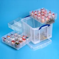 Really Useful Boxes 68503900 small parts/tool box Plastic Transparent