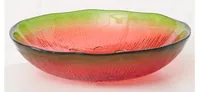 Boltze Schale Wassermelone 16 x 3.5 cm - Unterteilungsmöglichkeit: Nein - Material: Glas - Detailfarbe: Rot - Grün - Set: Nein - Durchmesser: 16 cm - Verpackungseinheit: 1 Stück
