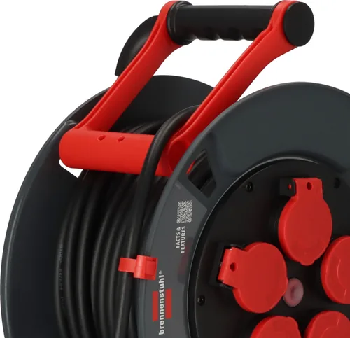 Brennenstuhl 9231250100 enrouleur de câble 5 sortie(s) CA 25 m