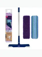 Bona Flachwischer Pet System Premium - Sprühfunktion: Keine Angaben - Teleskopstiel: Keine Angaben - Wischertyp: Flachwischer - Set: Ja - Detailfarbe: Silber - Blau - Material: Mikrofaser - Kunststoff