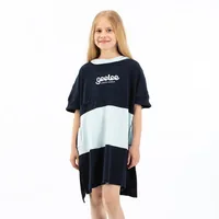 Switcher Badeponcho für Kids Geelee Beach Marine/Angelite - Schnelltrocknend: Ja - Breite: 66 cm - Länge: 71 cm - Farbe: Weiss - Schwarz - Material: Bio Baumwolle - Sportart: Outdoor