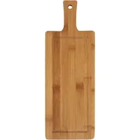 Creativ Company Holzartikel 39 cm Schneidebrett, Bambus - Breite: 14 cm - Höhe: 1.4 cm - Länge: 39 cm - Anzahl Stück: 1 Stück - Holzherkunft: China - Holzhandelsname: Bambus