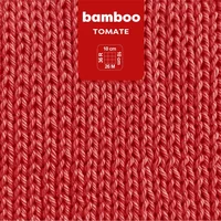 myBoshi Wolle Bamboo tomate - Packungsgrösse: 1 Stück - Länge: 125 m - Material: Wolle - Bambus - Detailfarbe: Rot - Nadelstärke: 4 mm - Waschbar bei: 40 °C