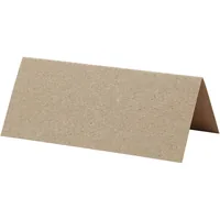 Creativ Company Tischkarte 9 x 4 cm, 20 Stück, Natur - Papierformat: 9 x 4 cm - Motiv: Hochzeit - Verpackungseinheit: 20 Stück - Detailfarbe: Nature - Inkl. Couvert: Nein
