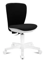 Topstar Kinder Bürostuhl Sitness HomeS'Cool, Schwarz - Produkttyp: Bürostuhl - Material Bezug: Polyester - Armlehnen: Nein - Material Fuss: Kunststoff - Rückenart: Polsterrücken - Rollenart: Teppichbodenrollen