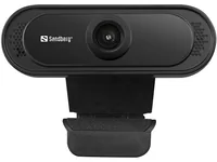 SANDBERG USB Webcam -  1080P -  Saver. No driver installation needed. With a clamp for the flatscreen. Stereo microphone built in.