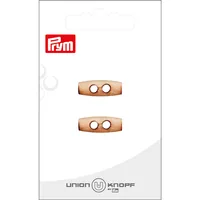 Prym Union Knopf Knöpfe 2-Loch 20 mm, 2 Stück, Crème - Detailfarbe: Crème