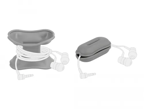 Delock Kabelaufwickler oval, 3-Set 68 x 32 x 27 mm - Breite: 32 mm - Länge: 68 mm - Tiefe: 27 mm - Anwendungsbereich: Büro - Indoor - Detailfarbe: Weiss - Grau - Schwarz