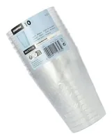 Papstar Einwegbecher Trinkbecher transparent PS 2 dl 10 Stück - Produkttyp: Einwegbecher - Materialtyp: Kunststoff - Material: Polystyrol (PS) - Detailfarbe: Transparent