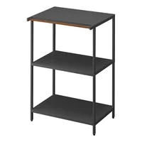 Yamazaki Küchenregal Tower Schwarz - Tiefe: 46.5 cm - Breite: 60 cm - Höhe: 90 cm - Detailmaterial: Metall - Mitteldichte Holzfaserplatte (MDF) - Grundmaterial: Holz - Metall