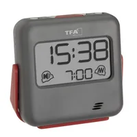 TFA-Dostmann 60.2031.10 alarm clock Digital alarm clock Grey, Red