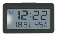 TFA-Dostmann Digital mini alarm clock with temperature and humidity