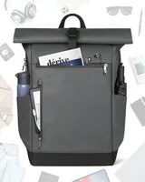 Inateck BP01003 backpack Travel backpack Black, Grey Polyester