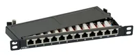 EFB Mini-Patchpanel STP 12xRJ45 Cat.6A,10"" 0.5HE,grau