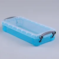 Really Useful Box Aufbewahrungsbox 0.55 Liter Blau - Breite: 22 cm - Höhe: 4 cm - Tiefe: 10 cm - Volumen: 0.55 l - Produkttyp: Aufbewahrungsbox - Verpackungseinheit: 1 Stück