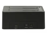 Delock USB Type-C 3.1 Dockingstation für 2 x SATA HDD / SSD mit Klon Funktion