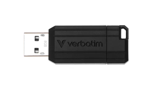 Verbatim PinStripe USB-Stick 8 GB USB Typ-A 2.0 Schwarz