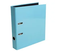 Exacompta Ordner Aquarel A4, 5 cm, Pastellblau - Zusatzfächer: Nein - Anzahl Ringe: 2 - Breite: 5 cm - Detailfarbe: Hellblau