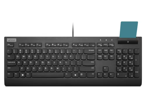 Lenovo Smartcard Wired II keyboard Office USB German Black