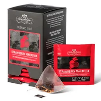 Crowning’s Tea Teebeutel Bio Strawberry-Maracuja 15 Stück - Teesorte/Infusion: Erdbeere - Nachhaltigkeit: EU BIO - Packungsgrösse: 15 Stück - Teeform: Teebeutel - Fairtrade: Nein