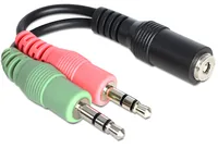 Delock Adapter Klinkenbuchse 3,5mm > 2x Klinkenstecker 3,5mm