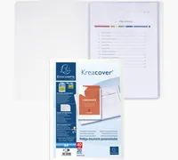 EXACOMPTA Sichtbuch KC A4 58209E weiss 20 Taschen