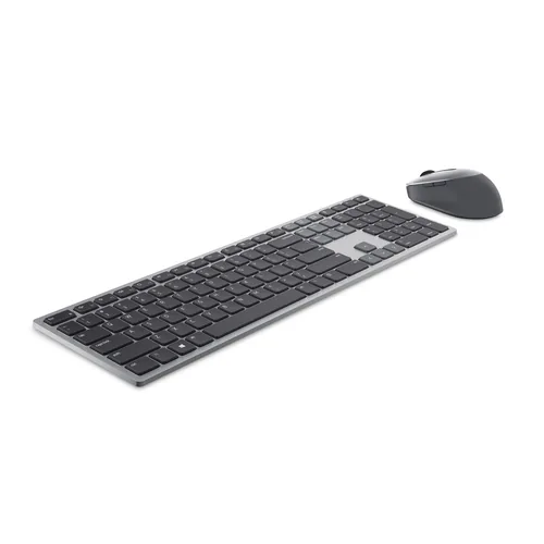 Dell Tastatur-Maus-Set KM7321W Multi-Device Wireless US-Layout - Maus Features: Umschaltbare DPI-Auflösung - Easy Switch - Scrollrad - Tastatur Typ: Standard - Business - Tastaturlayout: QWERTY (US-INT) - Tastatur Features: Hotkeys - Ziffernblock - Einste