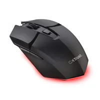 Trust Gaming-Maus GXT122 Felox+ Schwarz Kabellos - Bedienungsseite: Rechtshänder - Maus Features: Beleuchtung - Ein-/Ausschalter - Programmierbare Tasten - RGB-Beleuchtung - Scrollrad - Umschaltbare DPI-Auflösung - Detailfarbe: Schwarz - Gewicht: 92 g - Schnittstelle: Bluetooth - USB-A - Maximale Empfindlichkeit: 12000 dpi