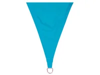 Perel Sonnensegel 360 cm, Quadratisch - Tiefe: 360 cm - Breite: 360 cm - Detailfarbe: Blau - Form: Eckig