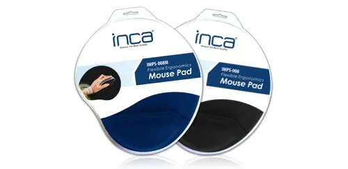 INCA Mauspad IMPS-008M Silikon, Handgelenkstüzte, 3mm, BL retail