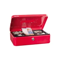 RIEFFEL SWITZERLAND Geldkassette Valorit A19089 7,7x20,7x15,7cm rot