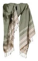 Foutastic Strandtuch New Diamond Dark Green - Schnelltrocknend: Ja - Nachhaltigkeit: Nicht angegeben - Sportart: Wassersport - Farbe: Beige - Dunkelgrün - Breite: 90 cm - Länge: 170 cm