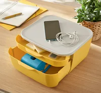 Leitz Schubladenbox Cosy Gelb - Detailfarbe: Gelb - Material: Kunststoff - Anzahl Schubladen: 2
