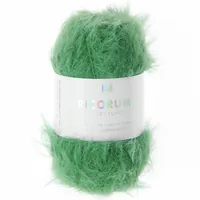 Rico Design Wolle Ricorumi Furry Furry Tanne - Packungsgrösse: 1 Stück - Waschbar bei: 30 °C - Länge: 175 m - Detailfarbe: Grün - Material: Polyamid (PA) - Nadelstärke: 3 mm - 4 mm