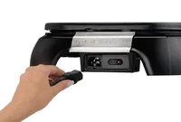 Tefal Crêpe Maker Party PY5588 - Detailfarbe: Silber - Schwarz - Leistung: 1000 W - Motive: Kreis