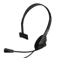 LogiLink HS0054 headphones/headset Wired Head-band Office/Call center Black