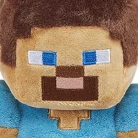 Mattel Minecraft 8 Basic Plush Steve 21 cm - Plüschtierart: Gaming-Merchandise - Altersempfehlung ab: 3 Jahren - Kategorie: Game-Charakter - Tierart: Keine - Detailfarbe: Mehrfarbig - Blau - Braun - Höhe: 21 cm