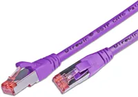 Wirewin Patchkabel RJ-45 - RJ-45, Cat 6, S/FTP, 0.5 m, Violett - Detailfarbe: Violett - Form: Rund - Verpackungseinheit: 1 Stück - Zusatzfunktionen: Längenaufdruck auf Stecker - Mit Klinkenschutz - Länge: 0.5 m - Produkttyp: Patchkabel