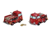 G. Wurm Spardose Feuerwehrwagen 10 x 17 x 11 cm - Breite: 17 cm - Höhe: 11 cm - Länge: 10 cm - Produkttyp Geschenke: Spardosen - Motiv: Feuerwehr