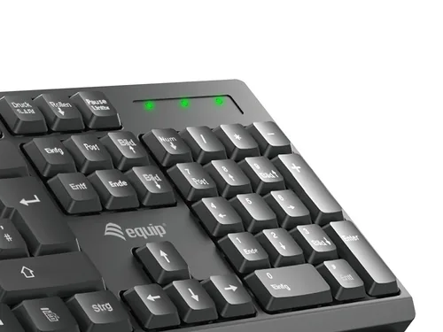 Equip Kombi Wireless TastaturMaus IT schwarz