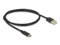 Delock Umschalter 8K USB-C Buchse - Anzahl Eingänge: 2 × - Anzahl Ausgänge: 1 × - Anschluss Seite B: USB-C Buchse - Anschluss Seite A: USB-C Stecker