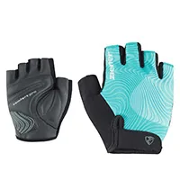 Ziener Velohandschuhe CLENI-Z Lady Gr. 6 - Grösse: 6 - Farbe: Schwarz - Türkis - Zielgruppe: Damen - Altersgruppe: Erwachsene - Produkttyp: Velohandschuhe - Grössensystem: EU