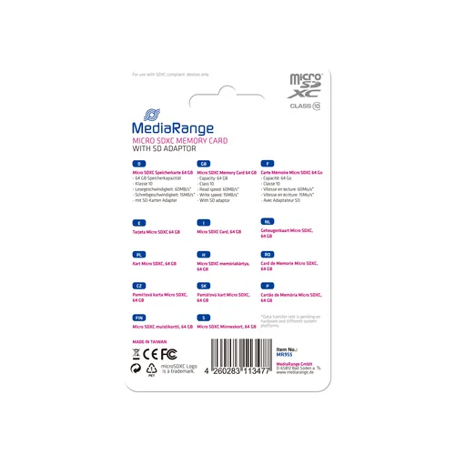 64 GB microSDXC, Speicherkarte