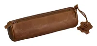 Pagna Lederschlamper Braun - Gefüllt: Nein - Etui-Art: Schlamperetui - Detailfarbe: Braun - Material: Rindsleder