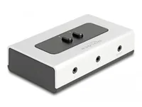 DeLOCK 2 to 1 Switch Stereo Jack 3.5 mm 4 pin manual bidirectional