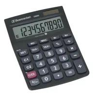 Soennecken Taschenrechner CS600, Schwarz - Stromversorgung: Solarbetrieb - Typ: Taschenrechner - Detailfarbe: Schwarz - Displaytyp: LCD - Anzahl Zeilen: 1 × - Anzahl Stellen: 10 ×