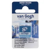 Van Gogh Aquarellfarbe 535 Cölinblau, 1 Stück - Art: Aquarellfarbe - Detailfarbe: Hellblau - Set: Nein - Verpackungseinheit: 1 Stück