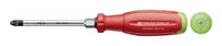 PB Swiss Tools Schraubenzieher SwissGrip Evo PZ 2 100 mm Rot - Schraubenziehertyp: Kreuzschlitz - Anwendungsbereich: Universal - Werkstatt - Grösse: 2