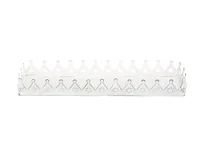 COCON Dekoschale mit Spitzen 28 x 7.5 x 3 cm, Weiss - Eigenschaften: Keine Eigenschaft - Motiv: Diverse - Verpackungseinheit: 1 Stück - Detailfarbe: Weiss - Produkttyp: Dekoschale - Detailmaterial: Eisen